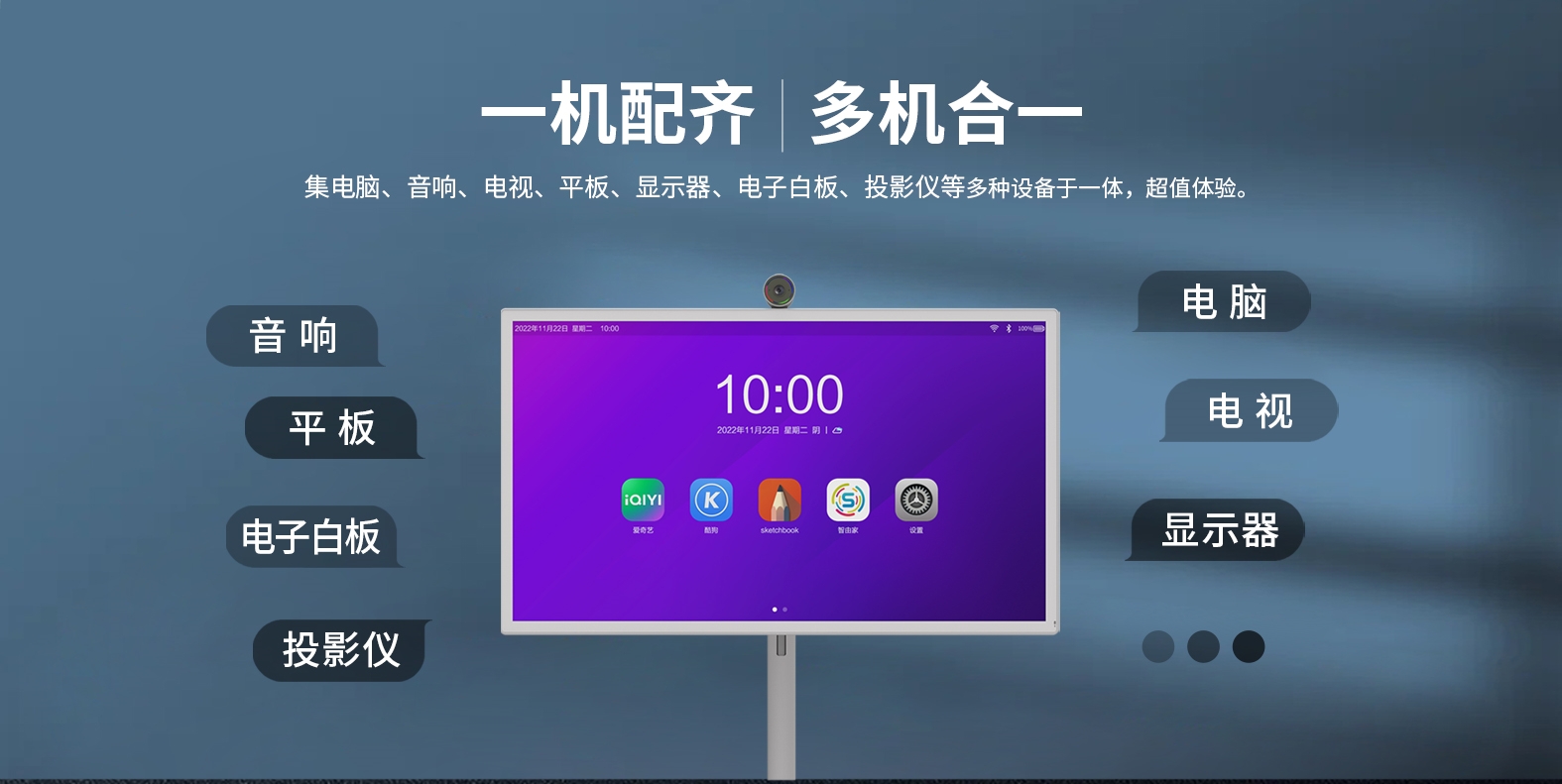 【展品抢先看】一机N用，多场景融合，银娱优越会·geg科技智由屏亮相ISVE