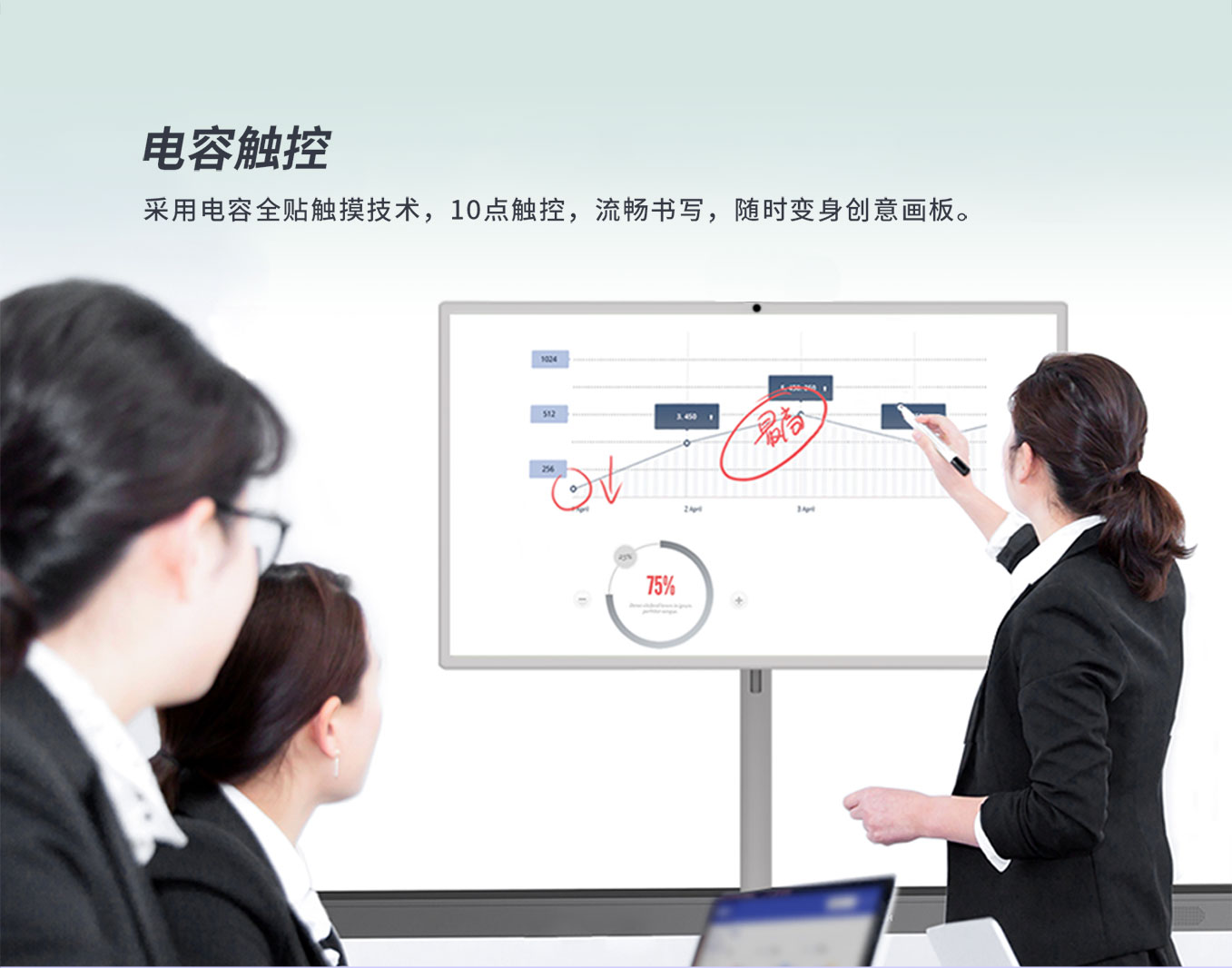 银娱优越会·geg科技25寸智由屏闺蜜机采用电容多点触控技术