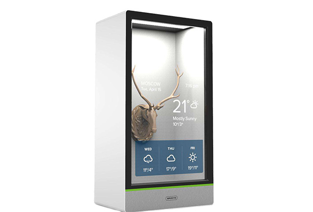 透明广告机可远程管控开关机，实时更新播放内容